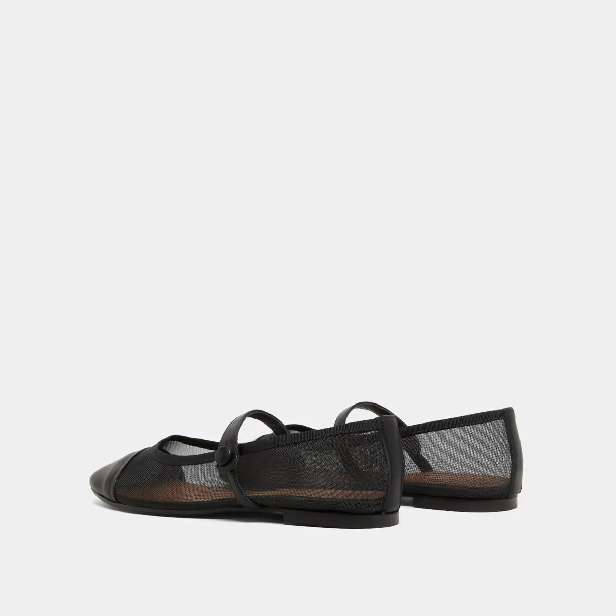 Chaussures pour Femme Jonak 264 - Dala Cuir/Résille Noir-Noir
