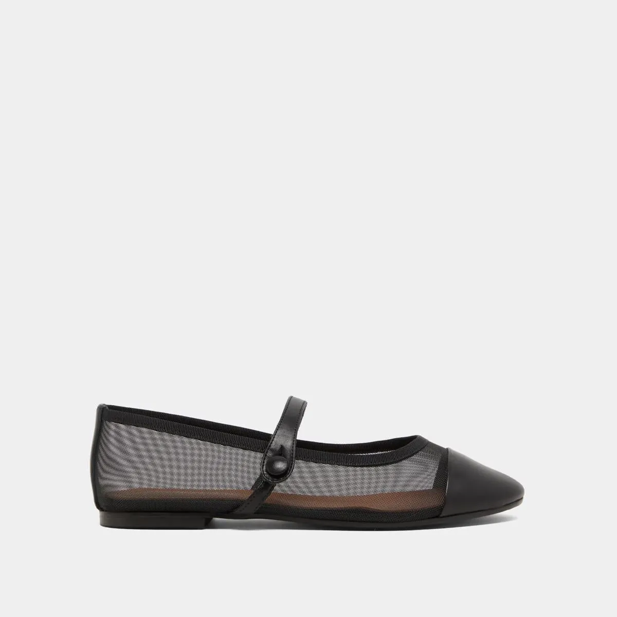 Chaussures pour Femme Jonak 264 - Dala Cuir/Résille Noir-Noir