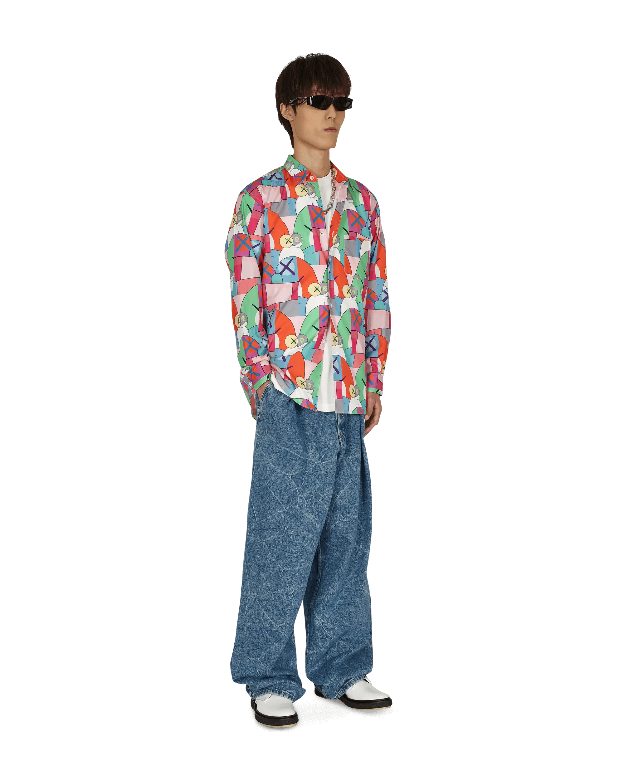 T-shirt classique KAWS multicolore