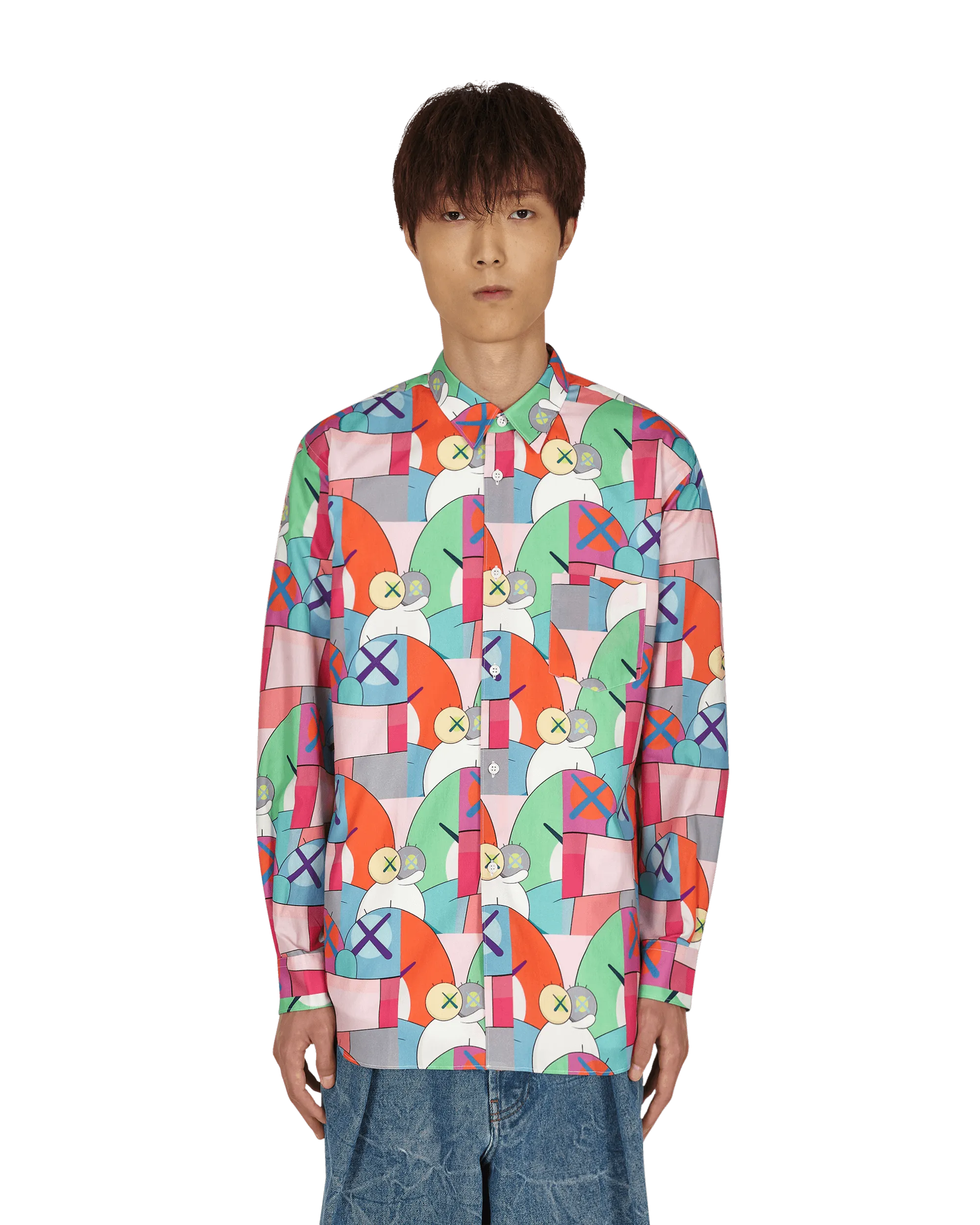 T-shirt classique KAWS multicolore