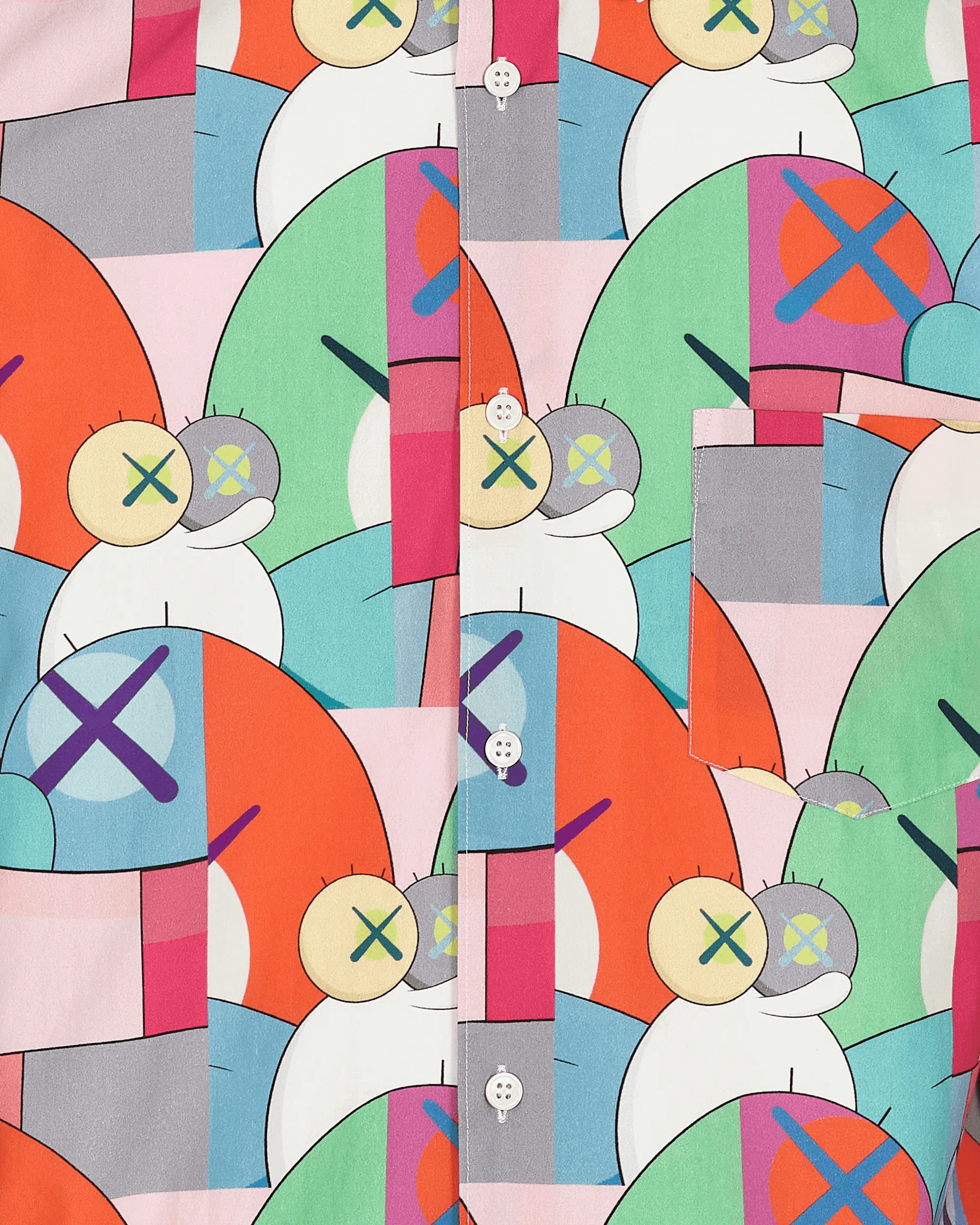 T-shirt classique KAWS multicolore