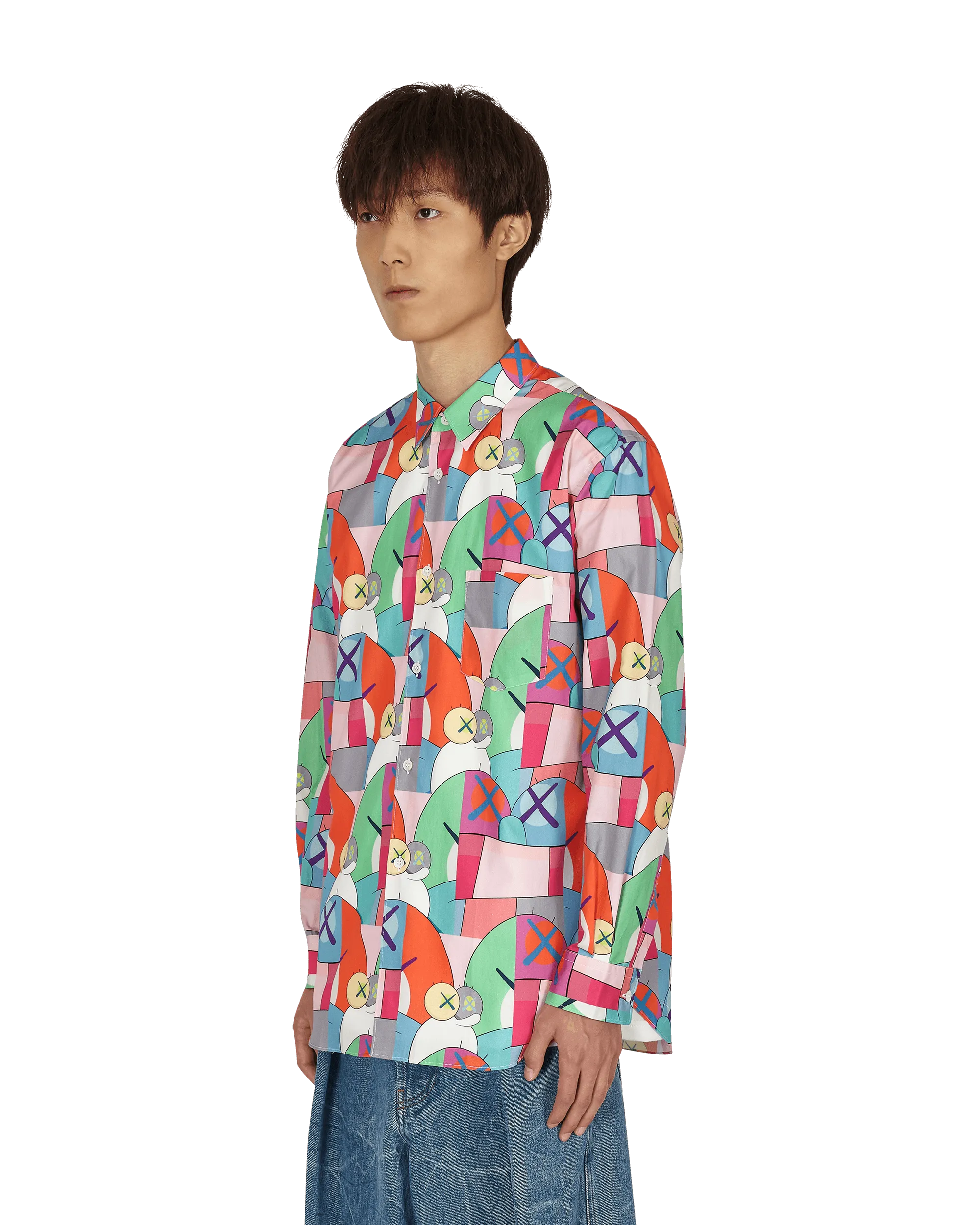 T-shirt classique KAWS multicolore