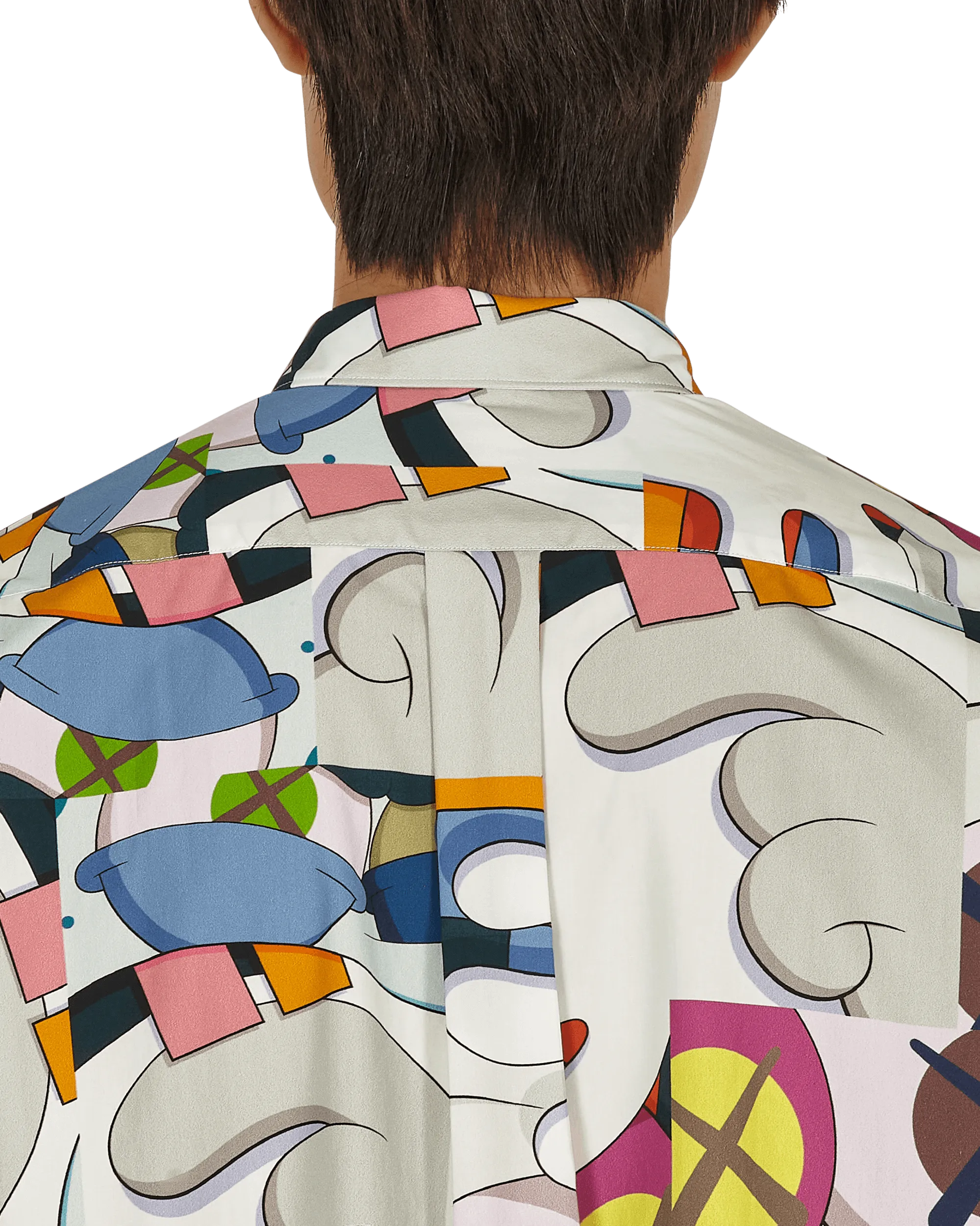 T-shirt classique KAWS avec superposition multicolore