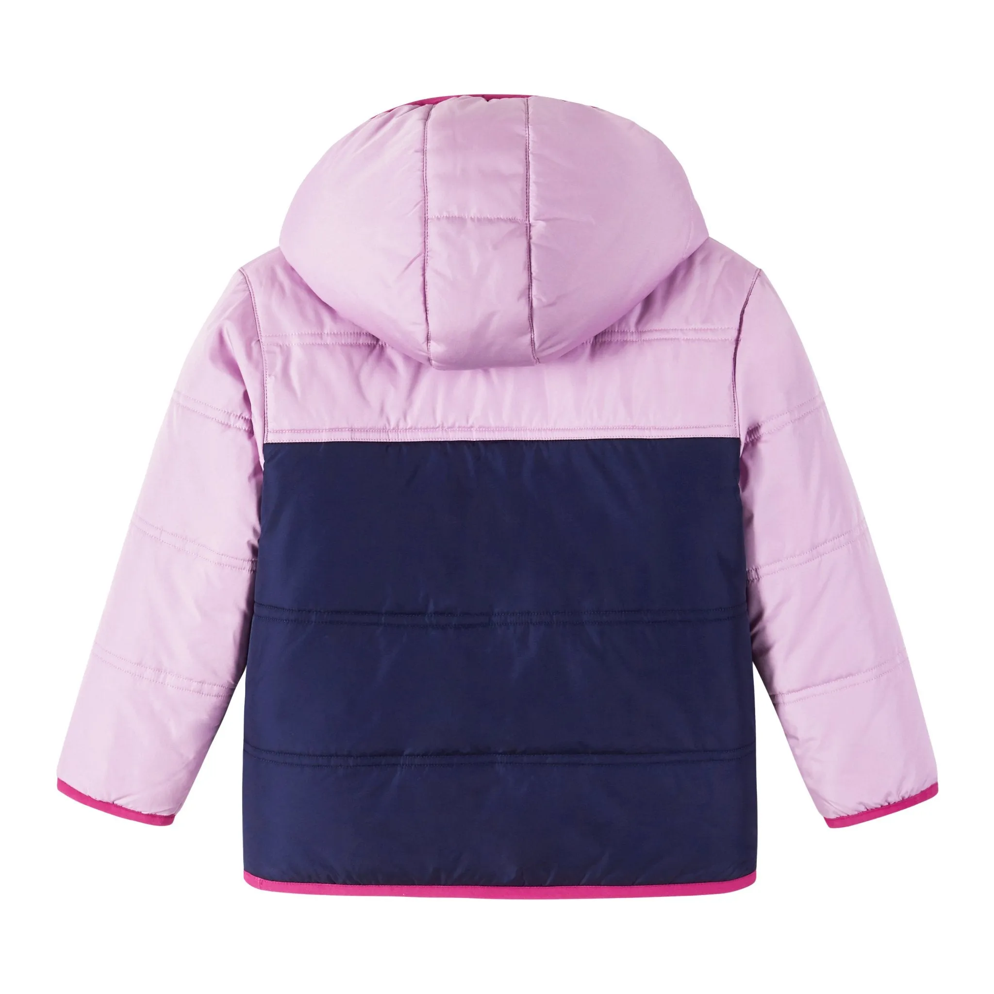 Veste en sherpa bicolore pour filles | Rose & violet Babykids_Andy-Evan