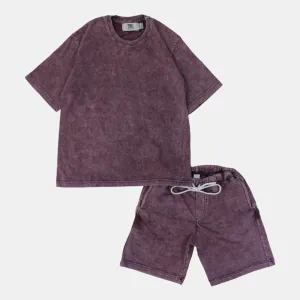 Pyjama en coton pour filles - Violet