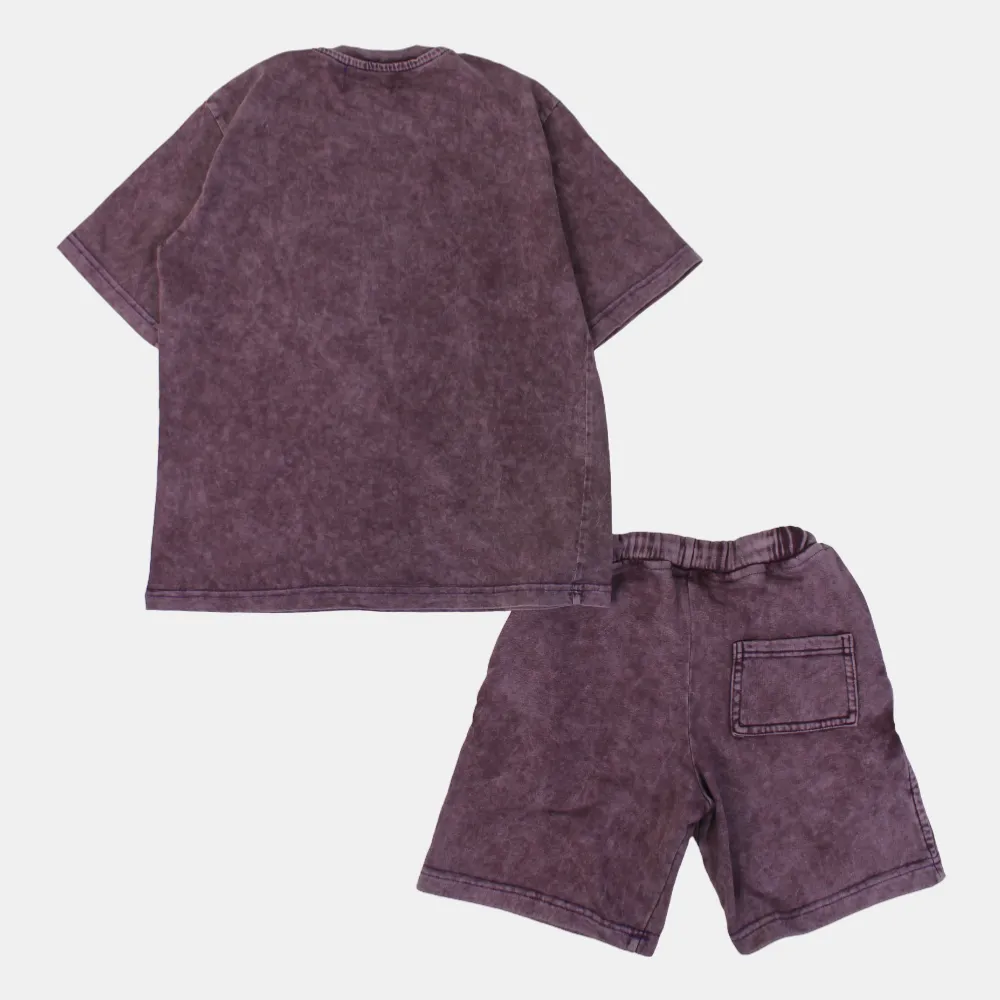 Pyjama en coton pour filles - Violet