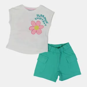 Ensemble 2 pièces sans manches en coton pour filles – Bloomin' Everyday