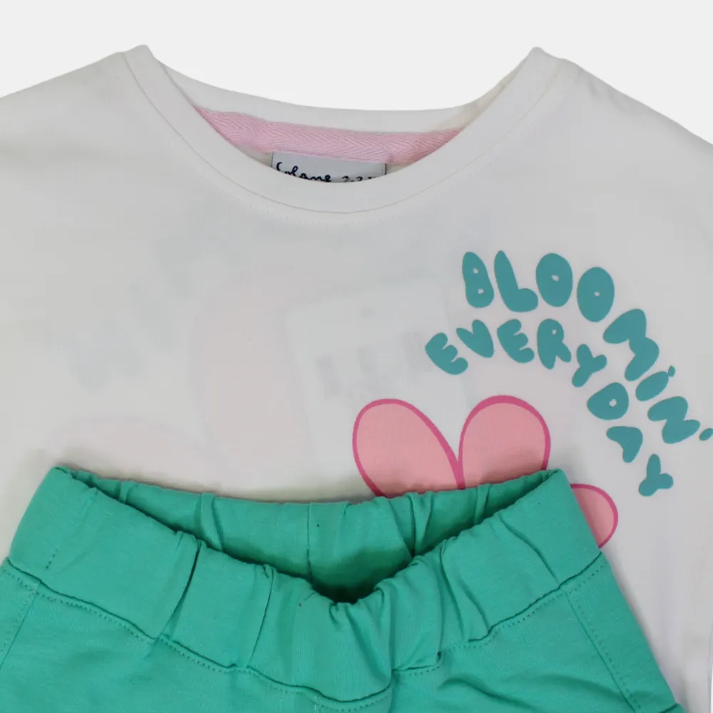 Ensemble 2 pièces sans manches en coton pour filles – Bloomin' Everyday