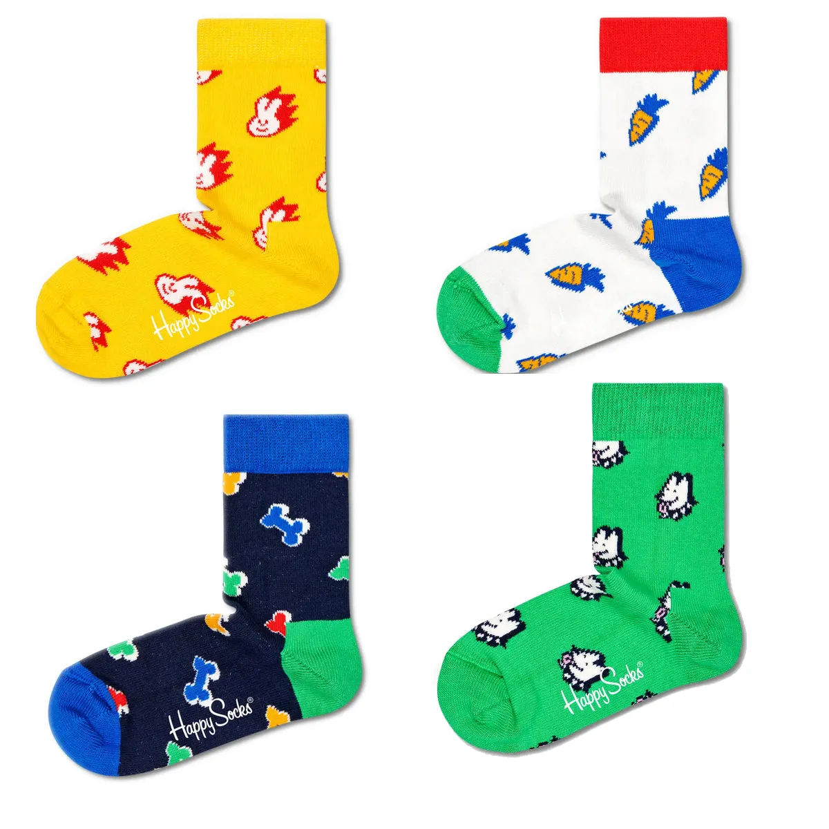 Ensemble Cadeau de Chaussettes Kids Pets Crew - 2 - 3 ans (4 paires)