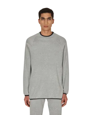 Haut de sous-couche tricoté gris
