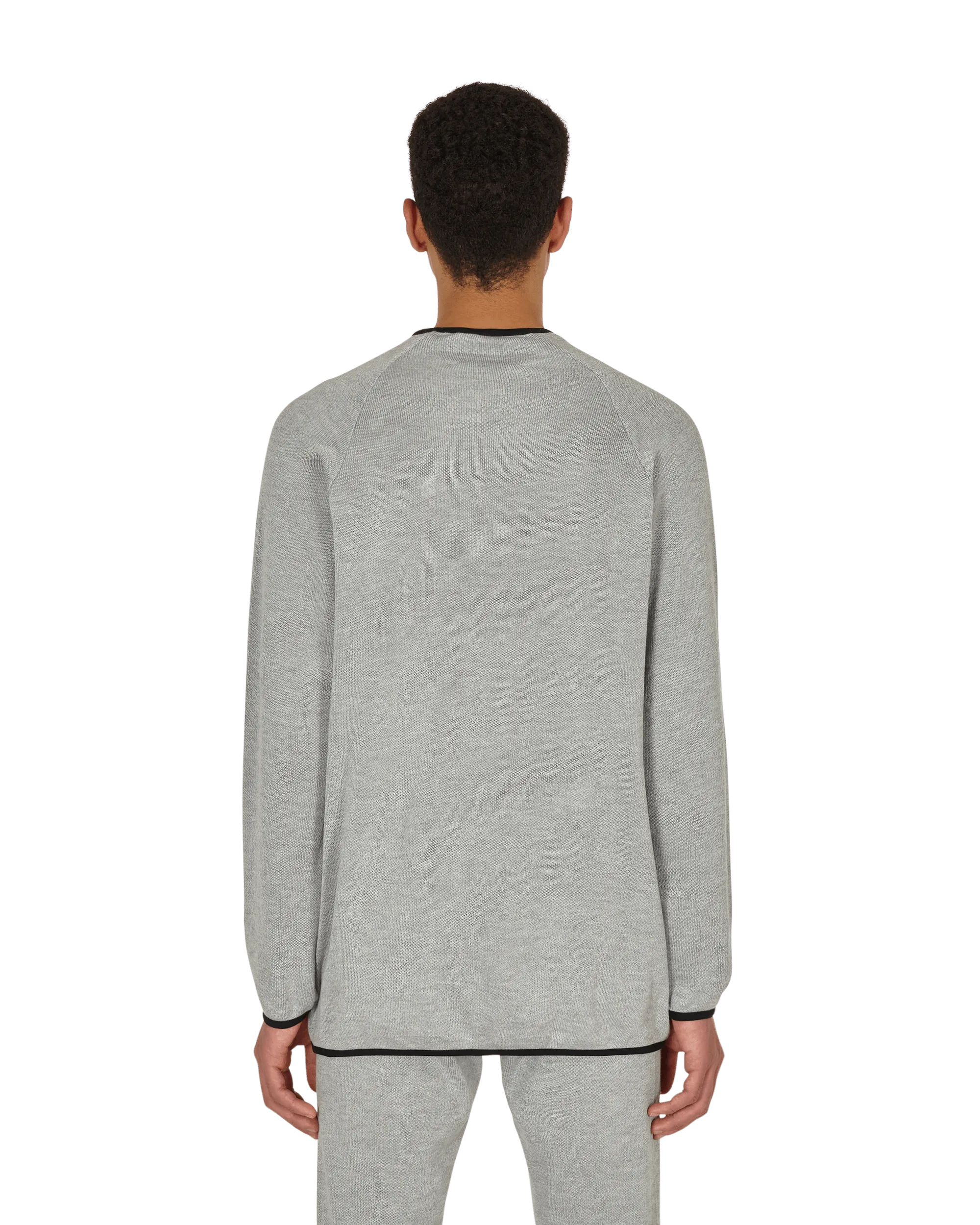Haut de sous-couche tricoté gris