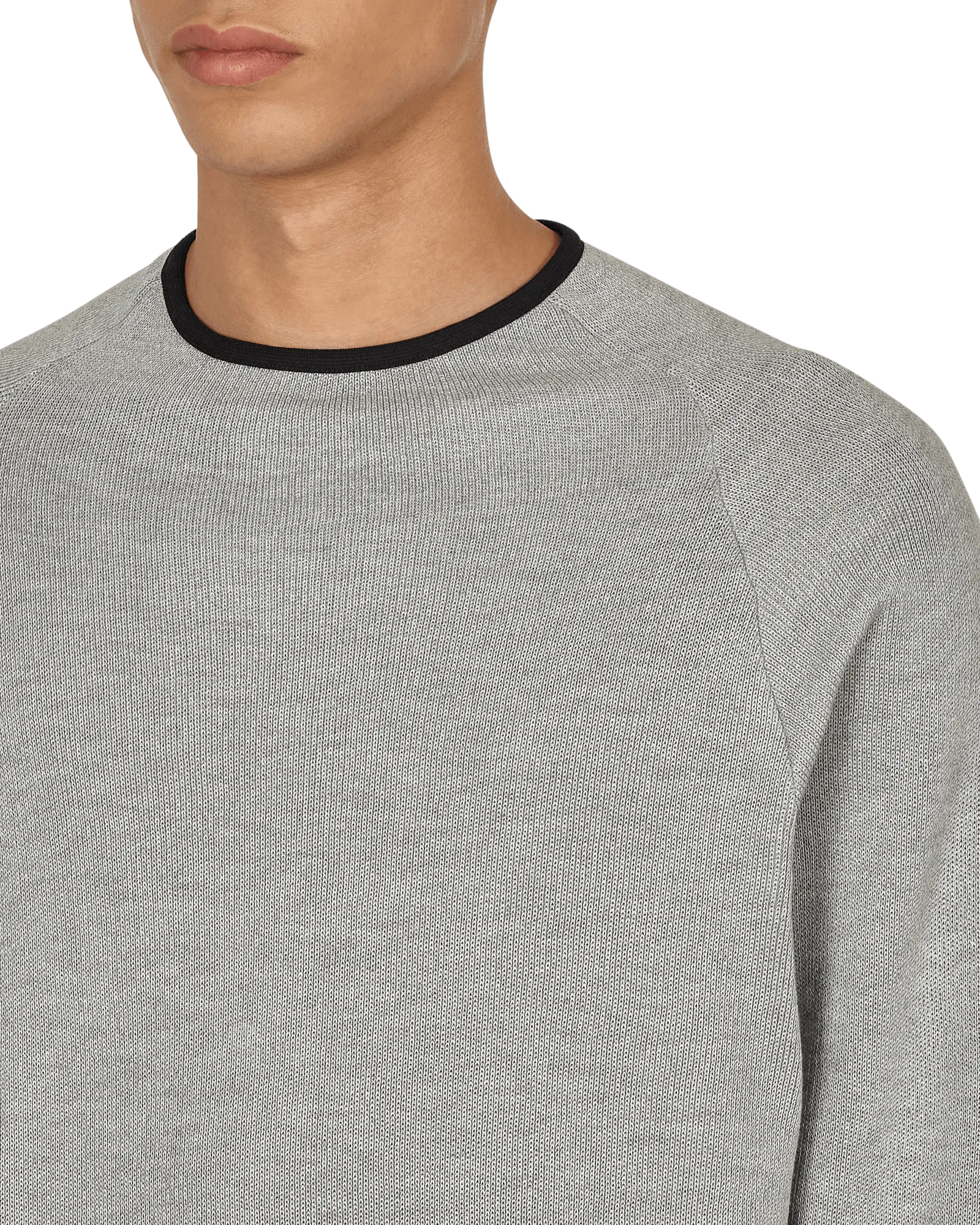 Haut de sous-couche tricoté gris
