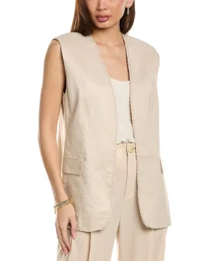 Gilet en mélange de lin Kobi Halperin Clairo