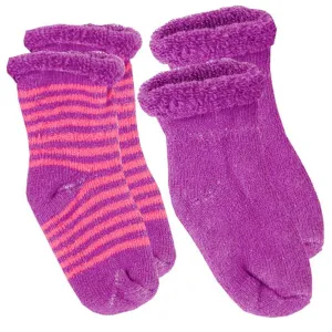 Chaussettes pour nouveau-né Kushies Terry (lot de 2) - Violet