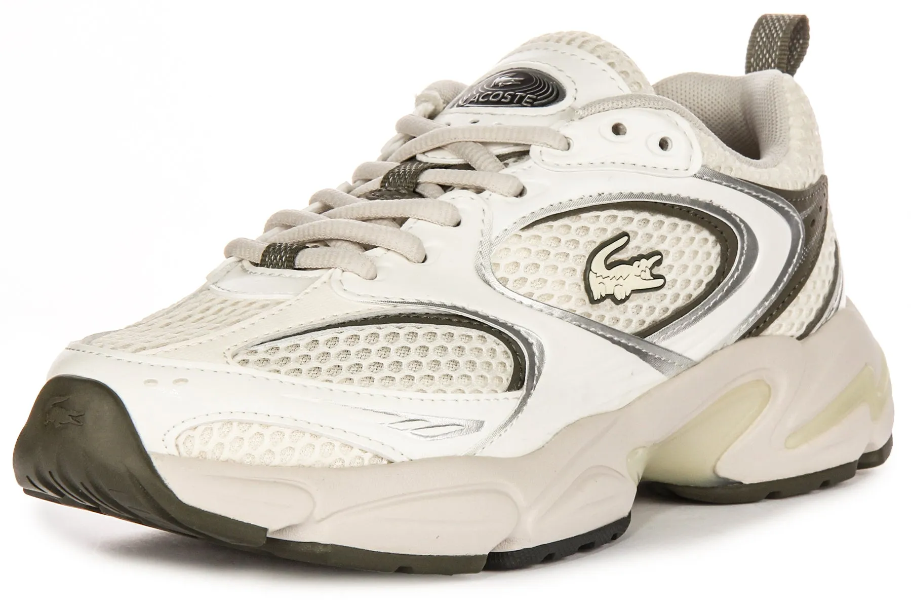 Chaussures Lacoste Storm 96 2K en crème pour femmes