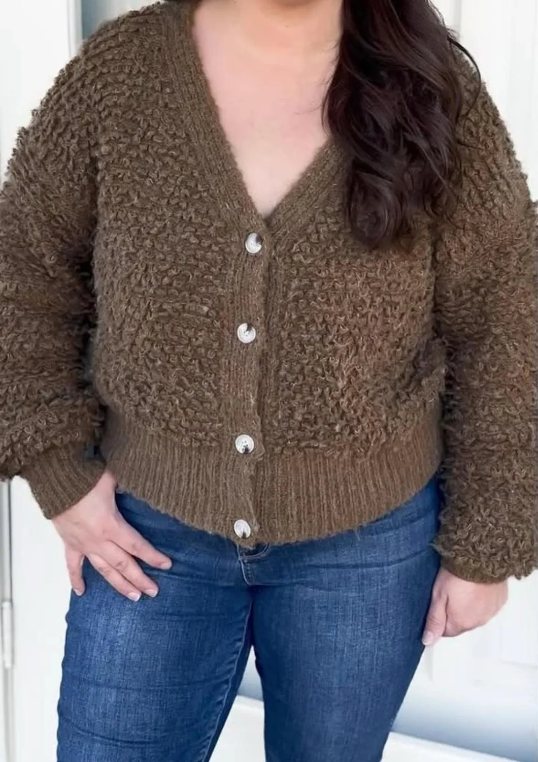 Cardigan Lainey en marron
