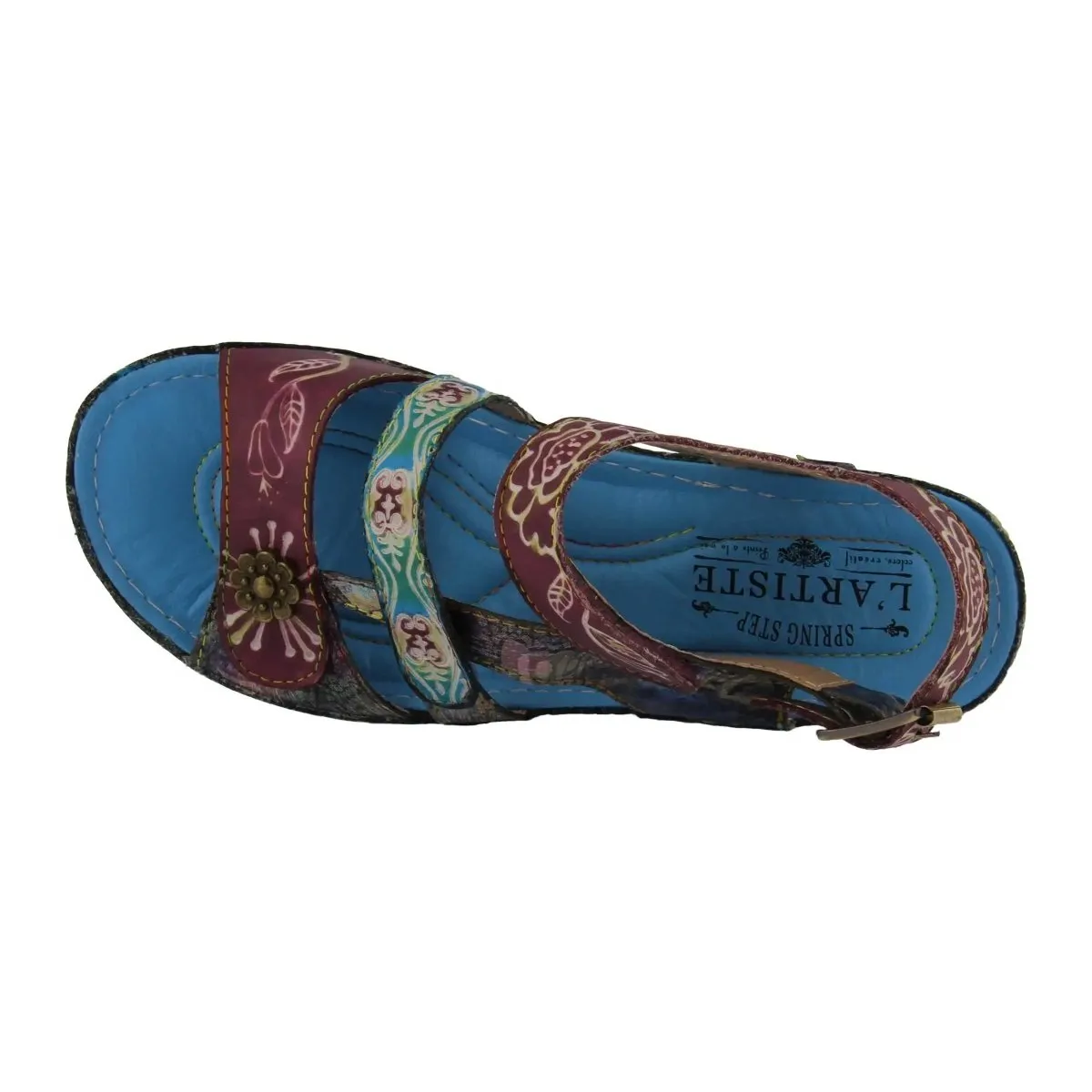 L'Artiste By Spring Step Femmes Sumacah Aqua Multi