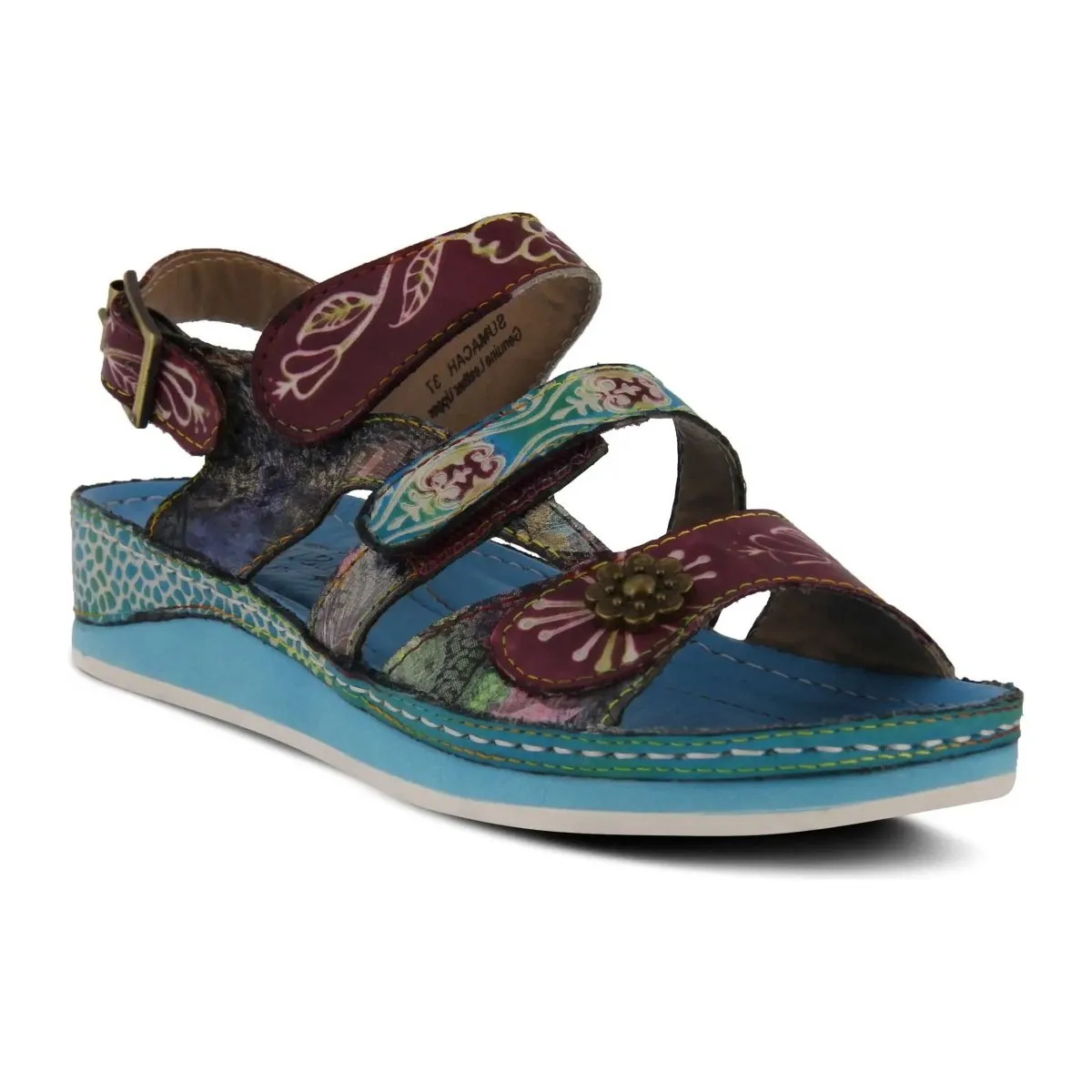 L'Artiste By Spring Step Femmes Sumacah Aqua Multi