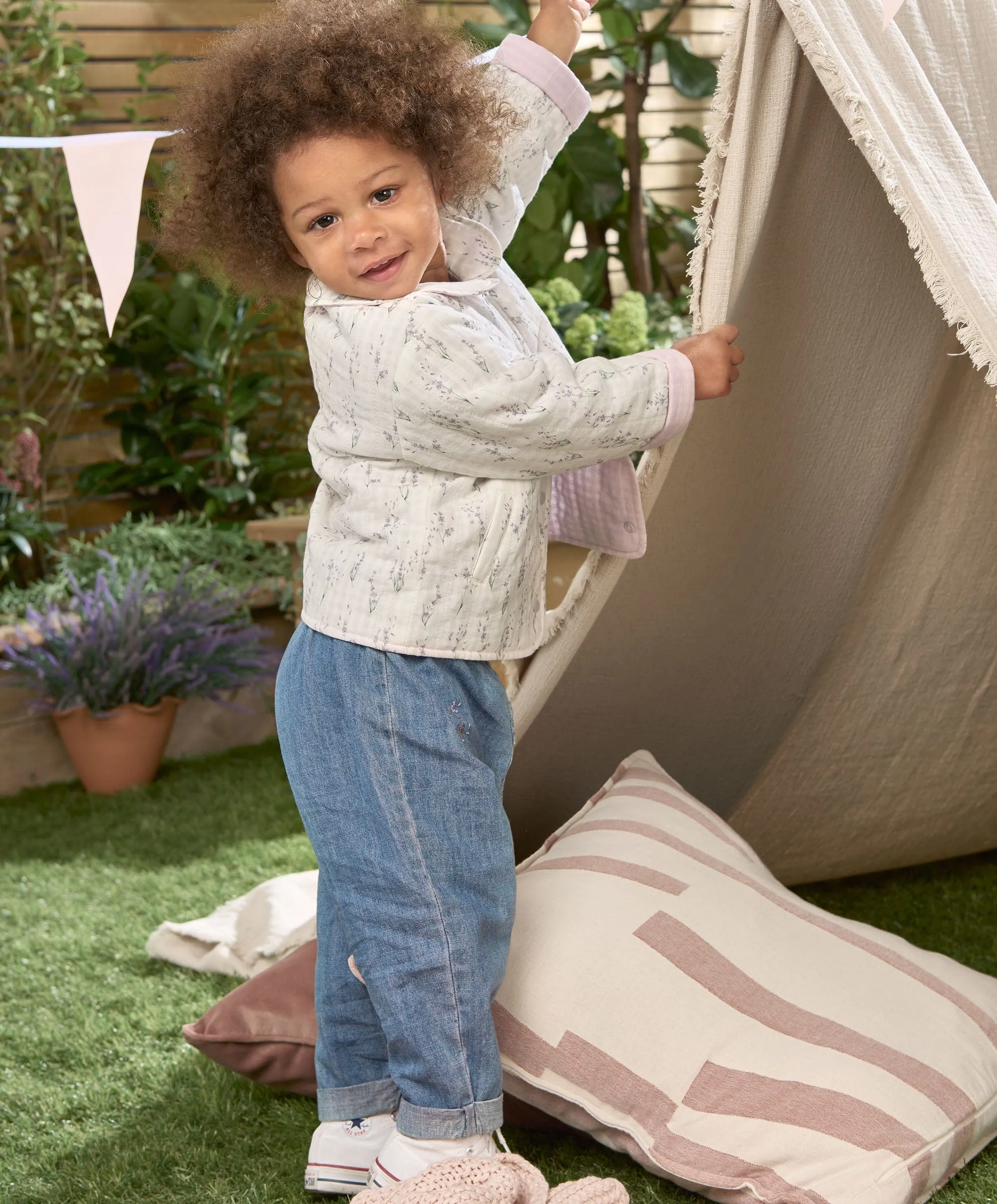 Jeans Brodés Lavande Bébé Enfants Mamas & Papas
