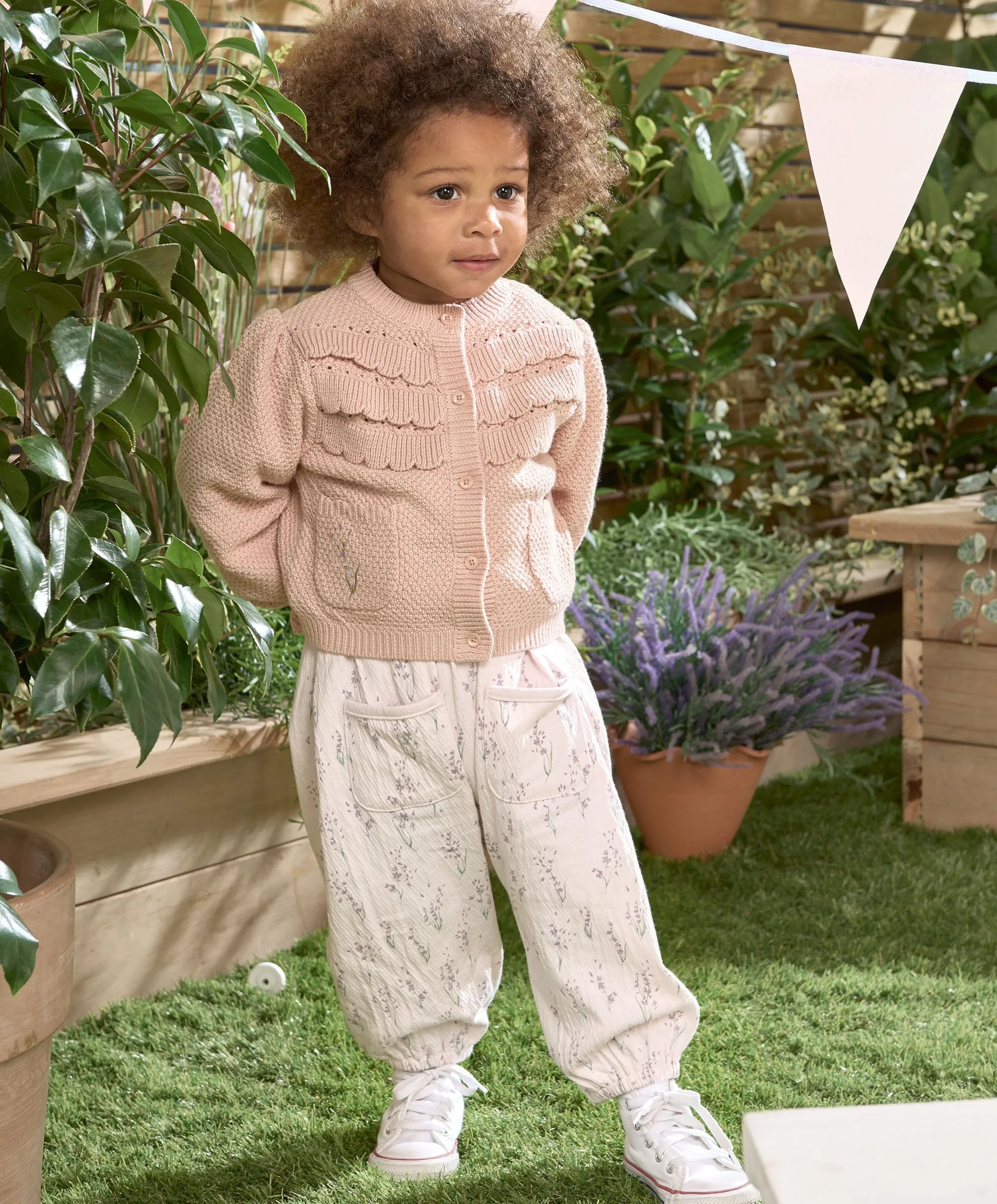 Combinaison ample imprimée lavande bébé/enfant Mamas & Papas