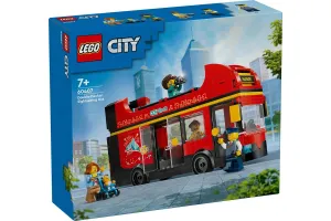 LEGO CITY Bus à impériale rouge de tourisme 60407