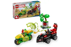 LEGO Marvel Spin et Véhicule de Poursuite du Dinosaure Électro 11198