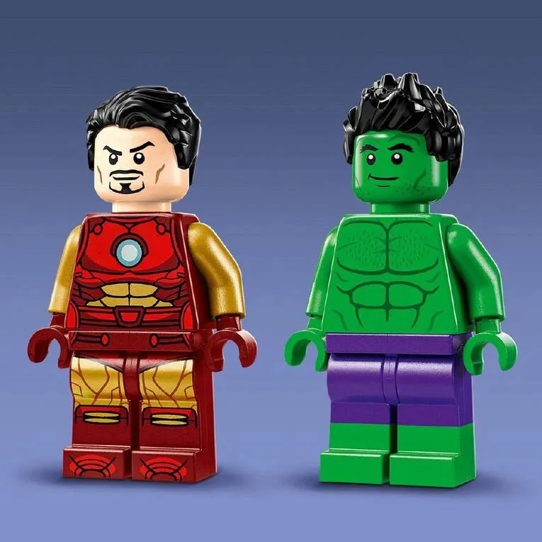 LEGO Super Heroes Marvel Iron Man avec Moto et Hulk 76287