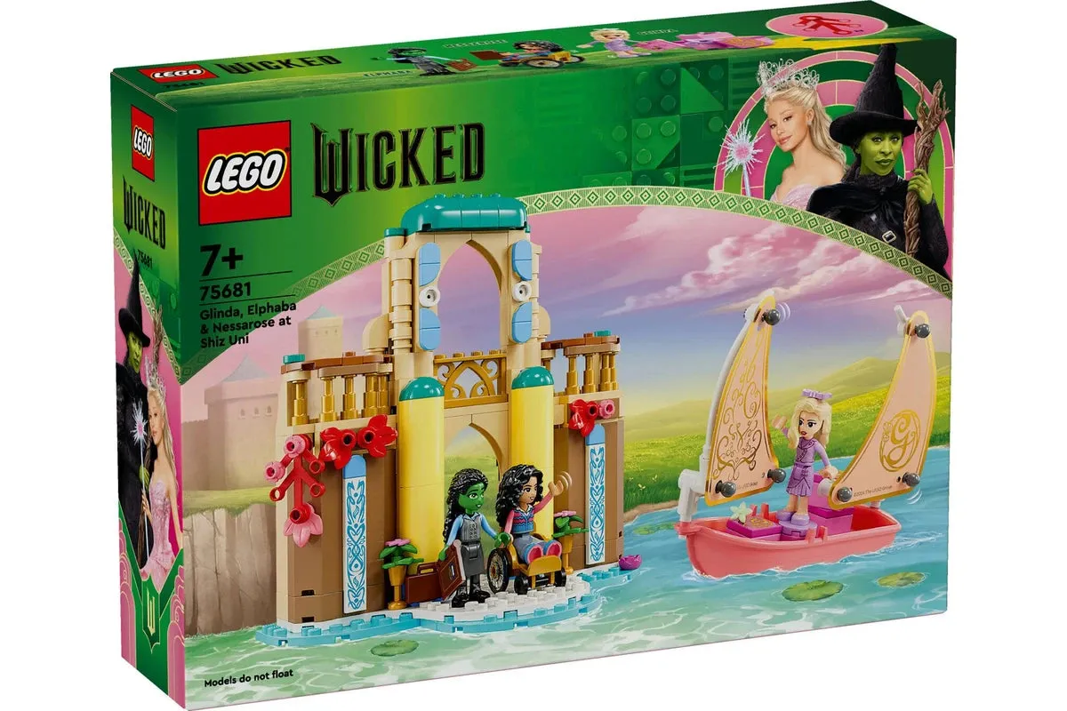 LEGO Wicked Glinda Elphaba & Nessarose à l'Université de Shiz 75681