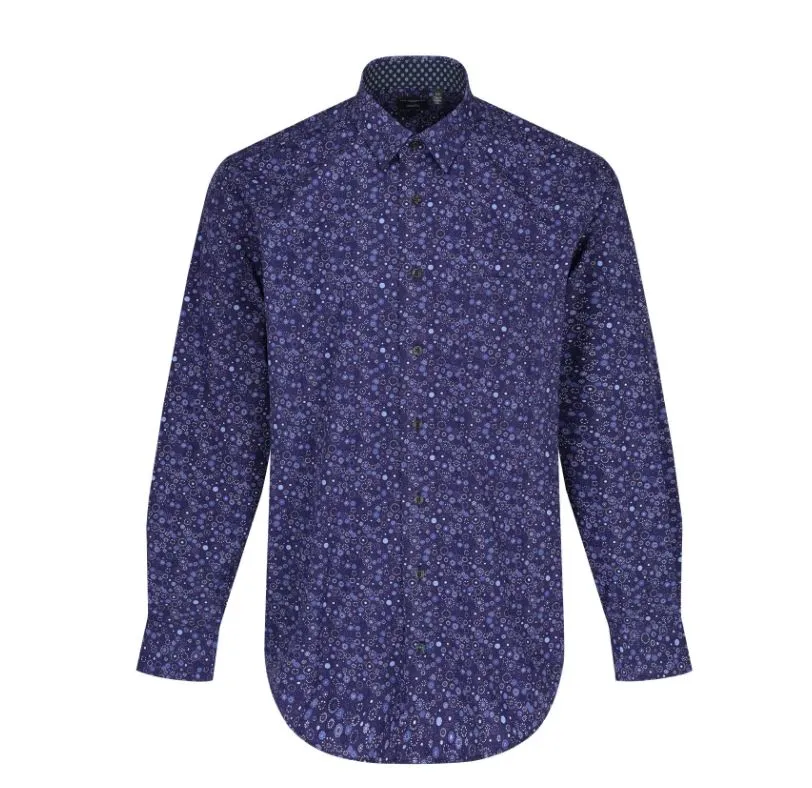 Leo Chevalier Chemise de Sport Sans Repassage à Manches Longues