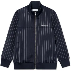 Les Deux Kids Veste de survêtement à rayures marine/ivoire clair pour enfants Les Deux Kids
