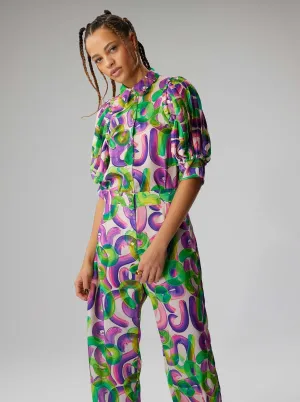 Chemise Lex avec motif Guimauve Iodé