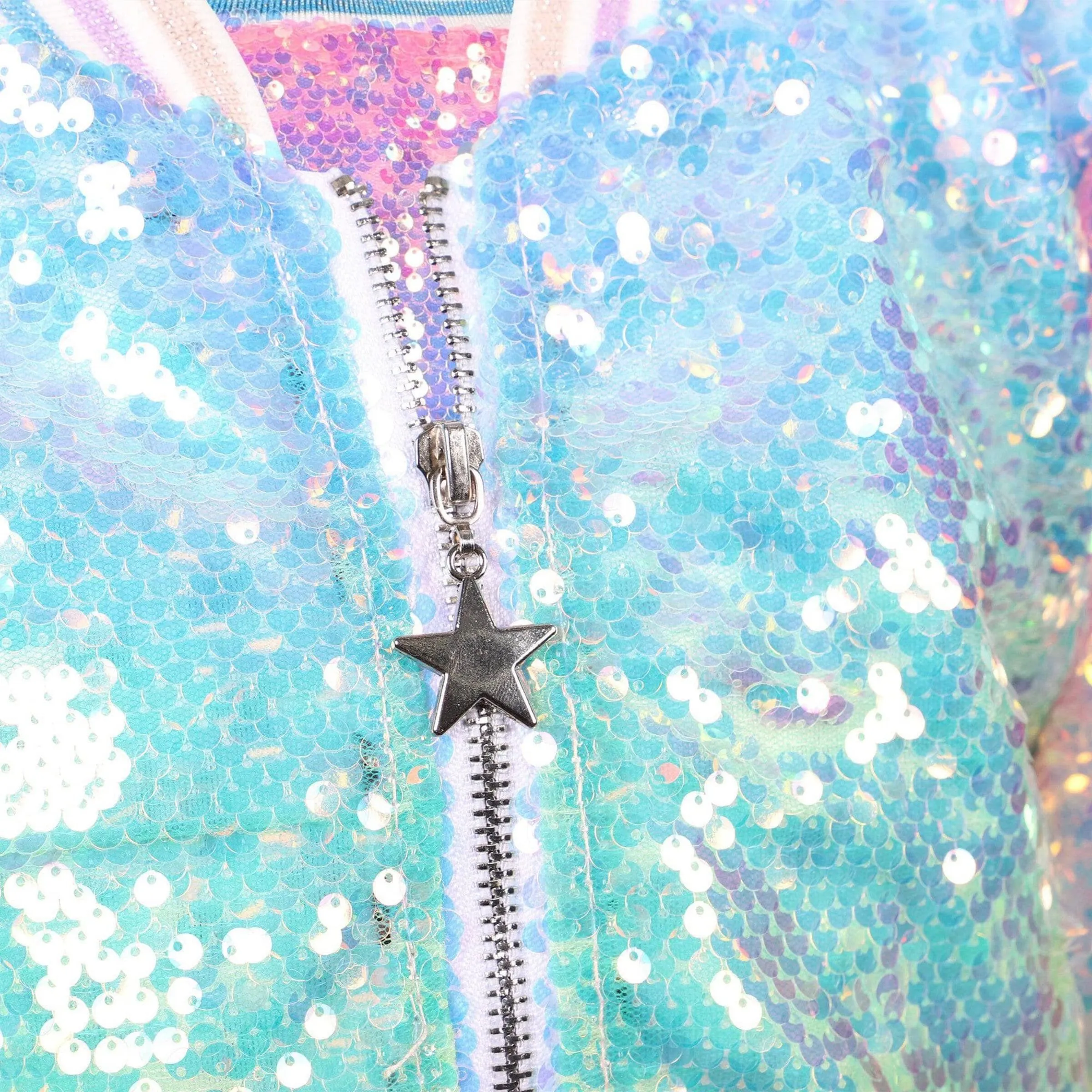 Veste à paillettes dégradé glacé Lola   The Boys