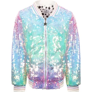 Veste à paillettes dégradé glacé Lola   The Boys