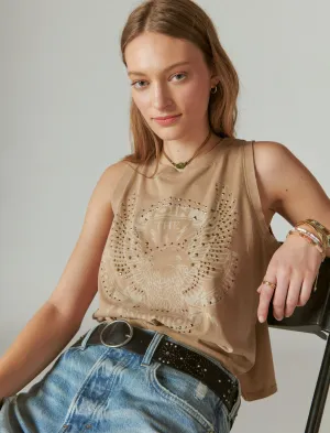 Lucky Brand Rejoignez La Révolution Tank Camel Lucky Brand