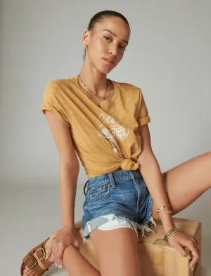 Lucky Brand Lucky Rodeo Classic Crew Moutarde Miel Lucky Brand