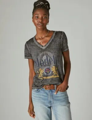 Lucky Brand Modelo Especial V Neck 001 Noir Lucky Lucky Brand