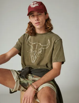 T-shirt Crâne de Bœuf Lucky Brand Beech Lucky Brand