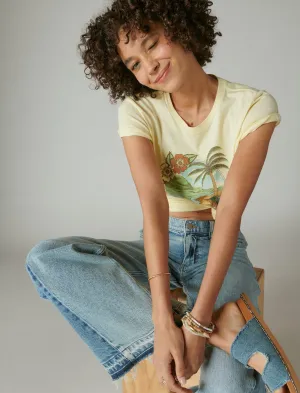 Lucky Brand Tropic Like Its Hot Classic Crew Vanille Française Lucky Brand