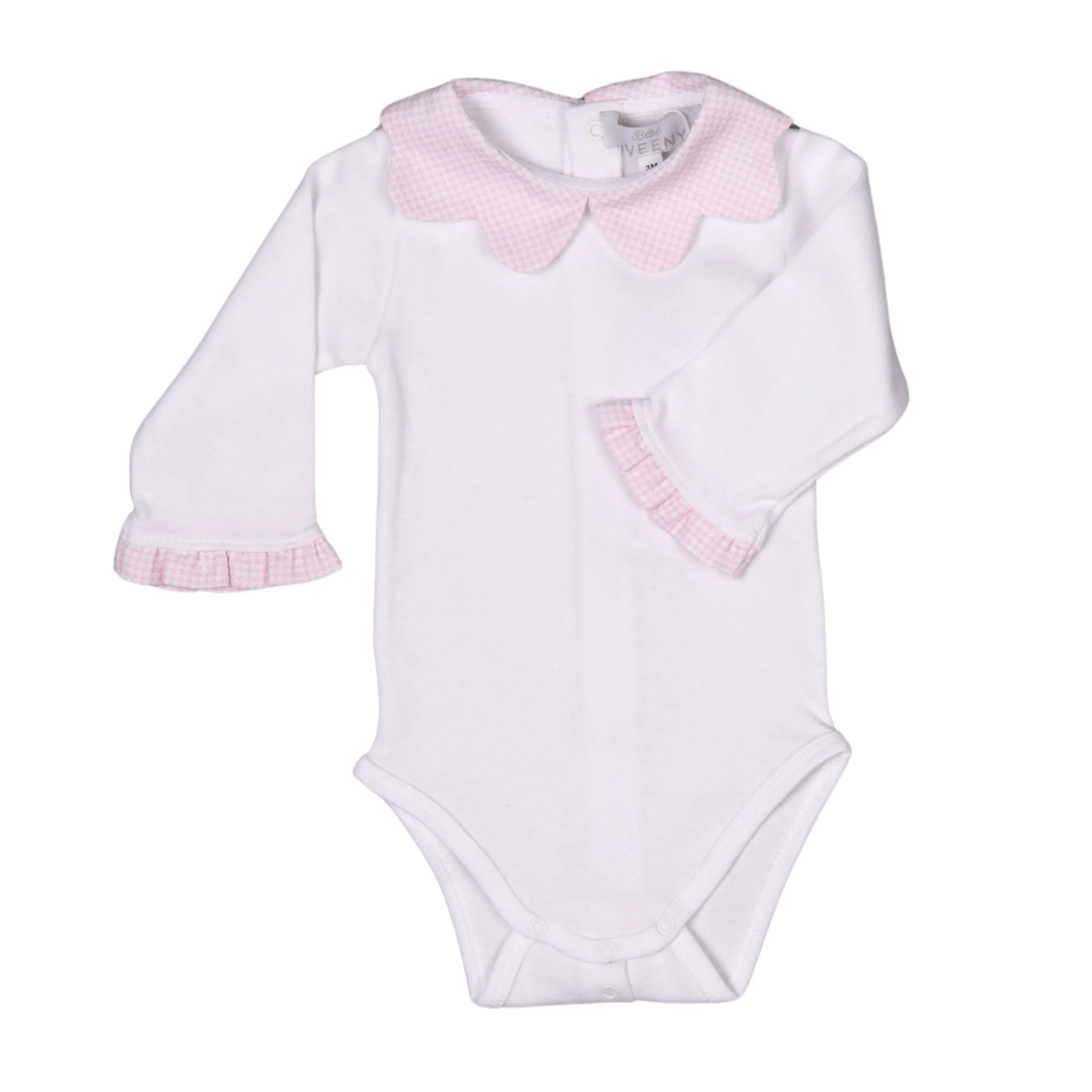 Lucy | Ensemble de veste matelassée en coton blanc pour filles (3) Babykids_Bebe-Sweeny