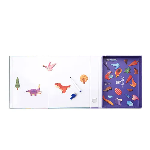 Étui Magnétique Art Monde des Dinosaures