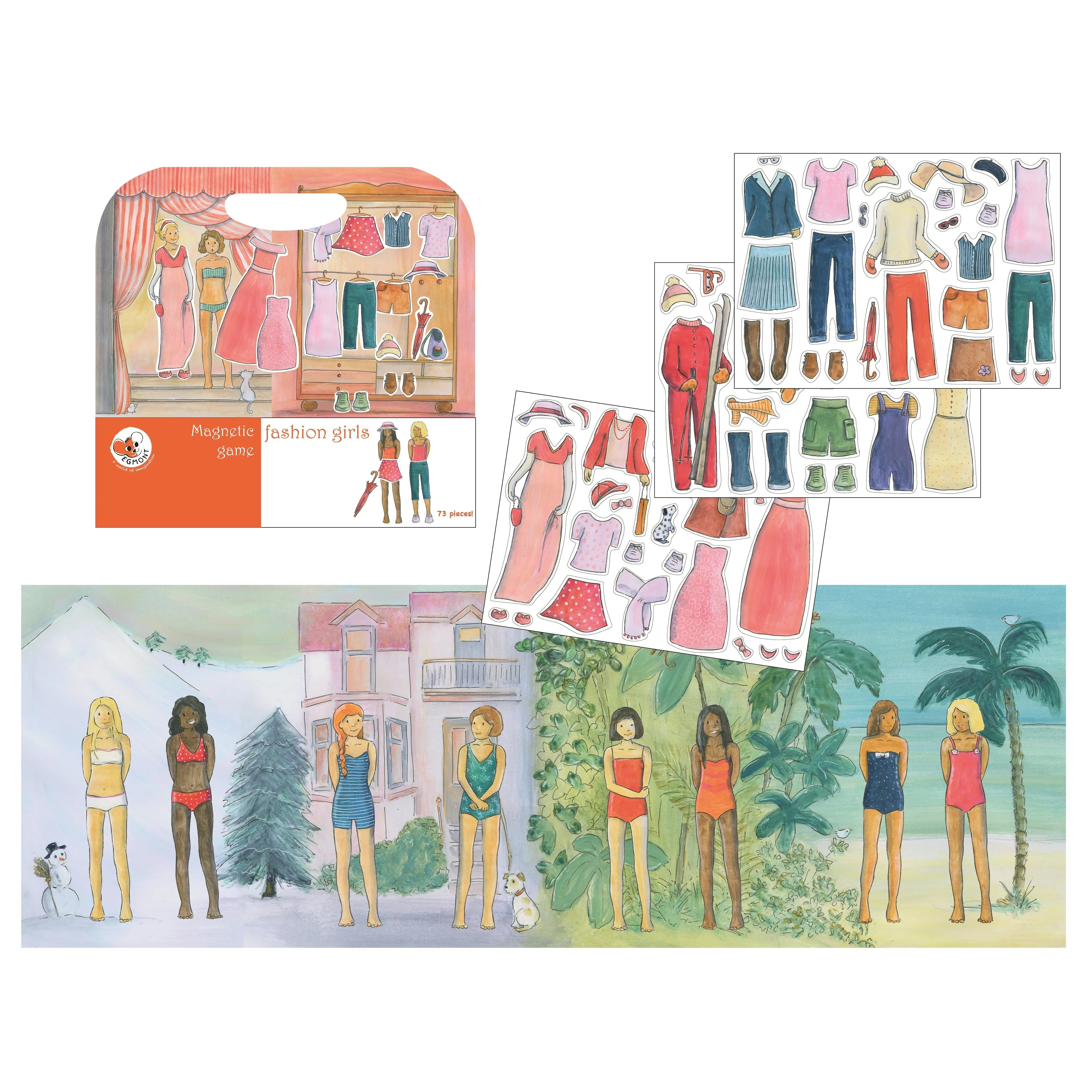 Jeu Magnétique Mode Filles Bébés-Enfants_Egmont