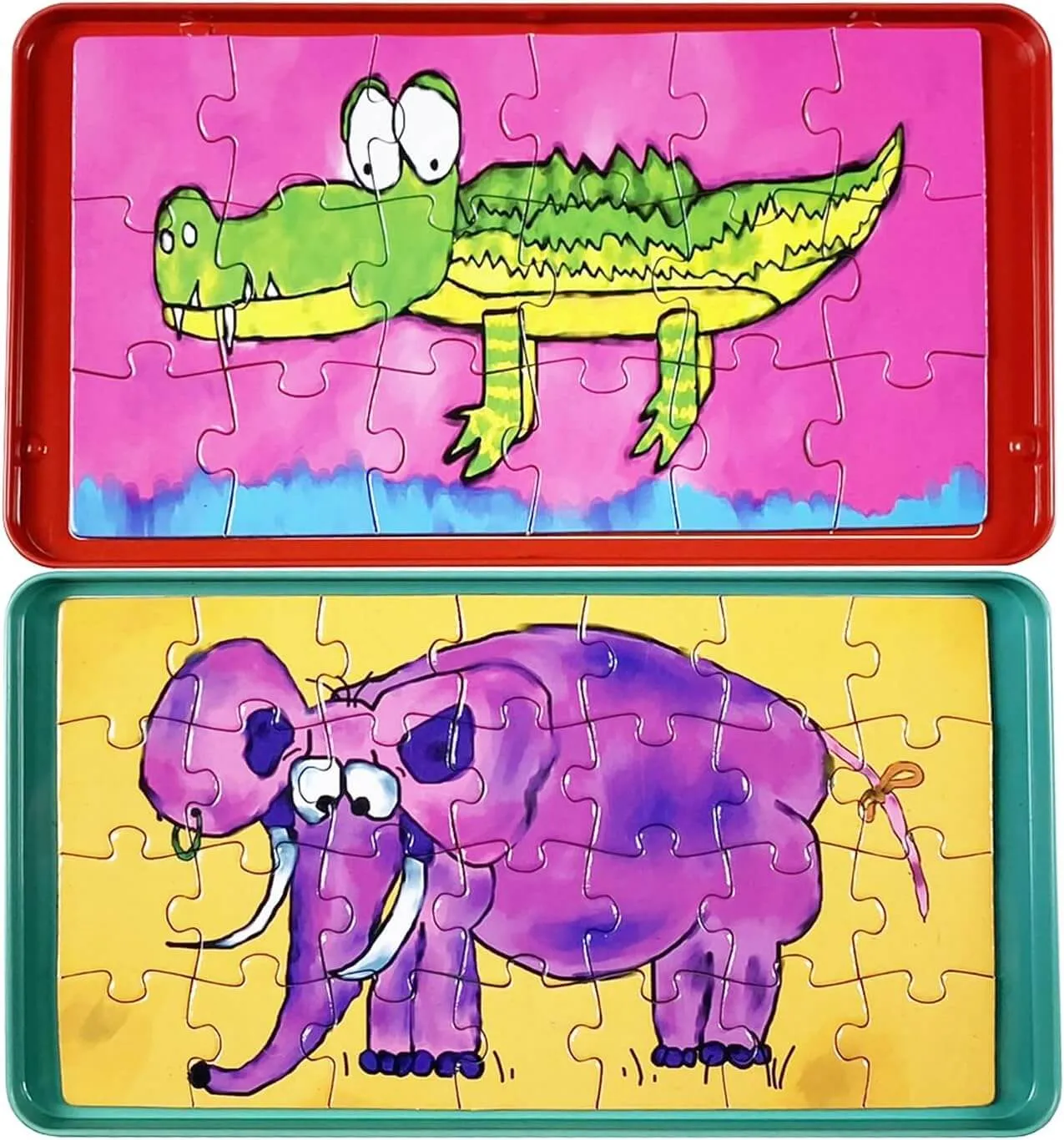 Puzzles magnétiques 18 pièces/28 pièces - Idéal pour les voyages