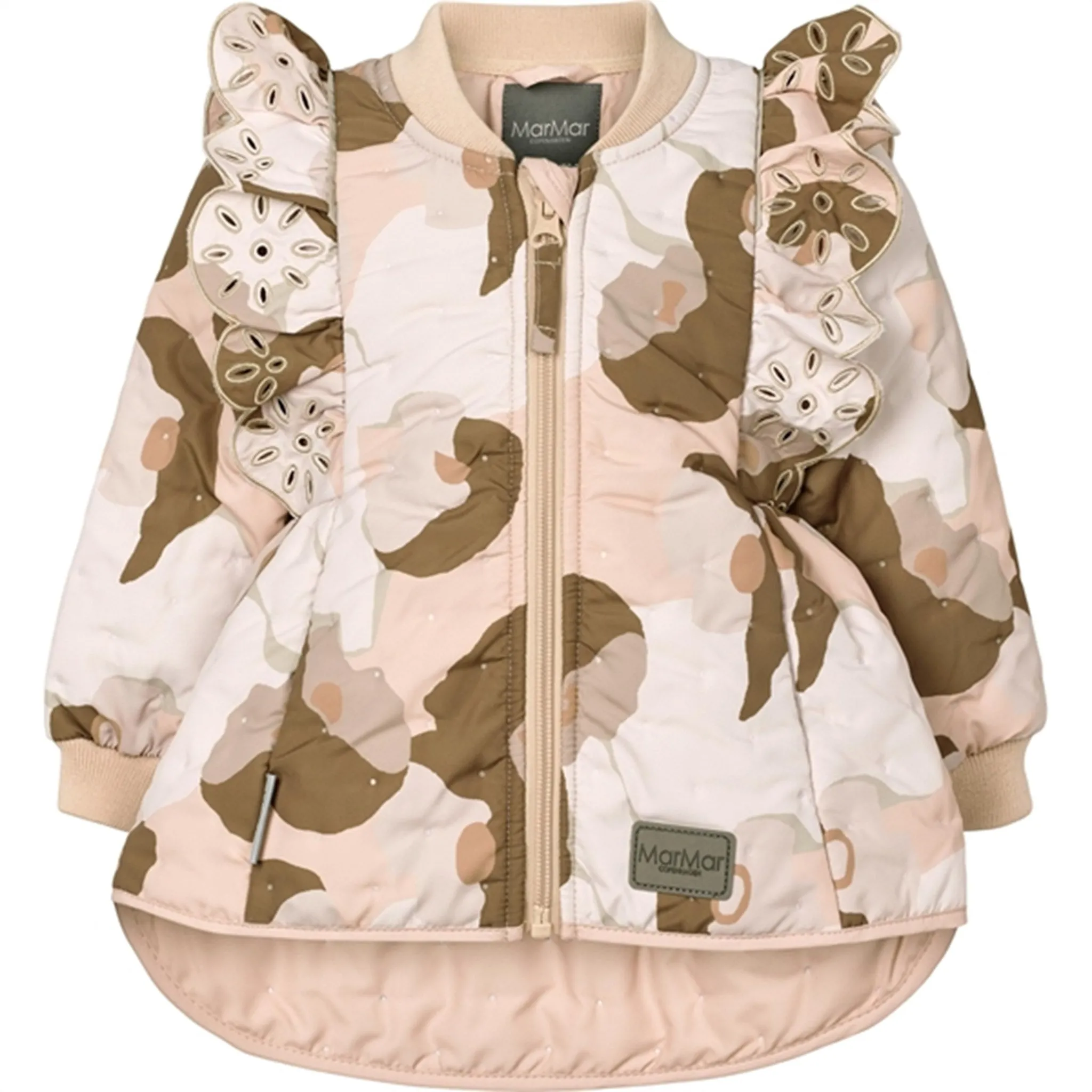 MarMar Beige Rose Veste Thermo Olisa F pour Fille Babykids_Marmar