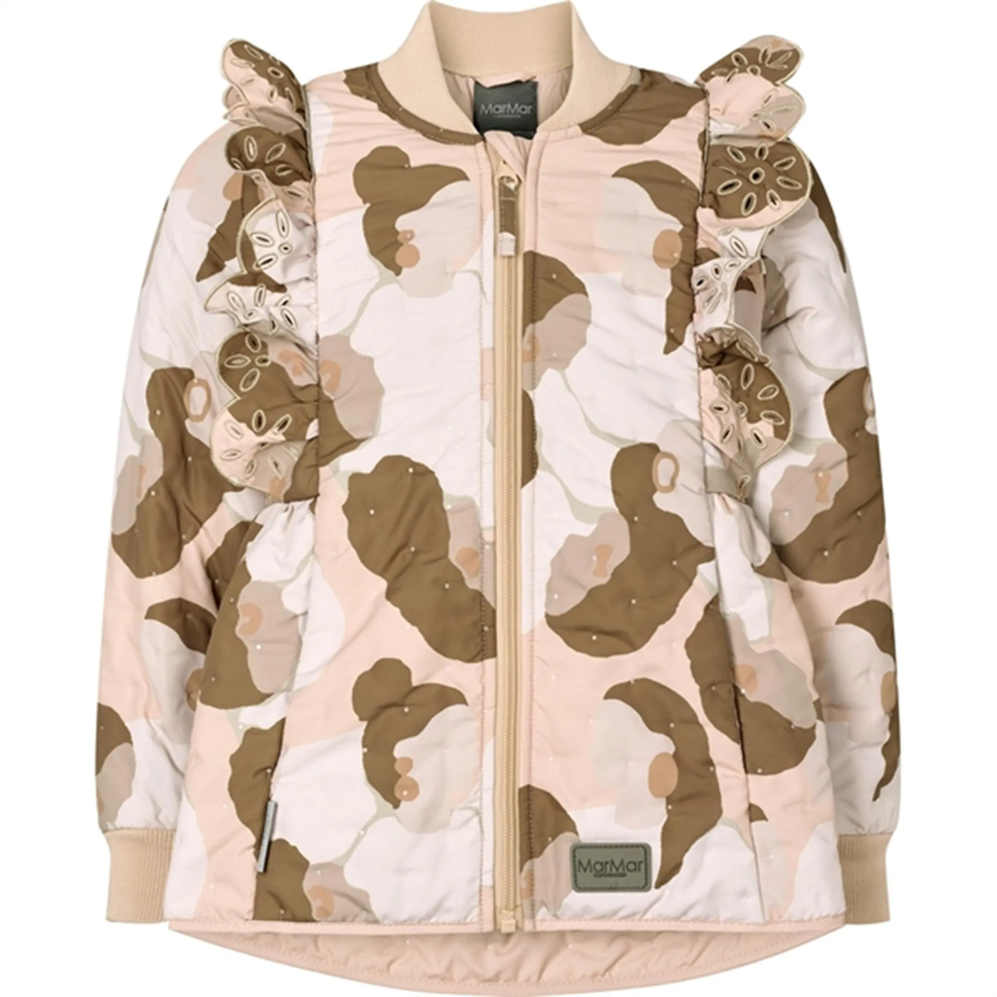 MarMar Beige Rose Veste Thermo Olisa F pour Fille Babykids_Marmar