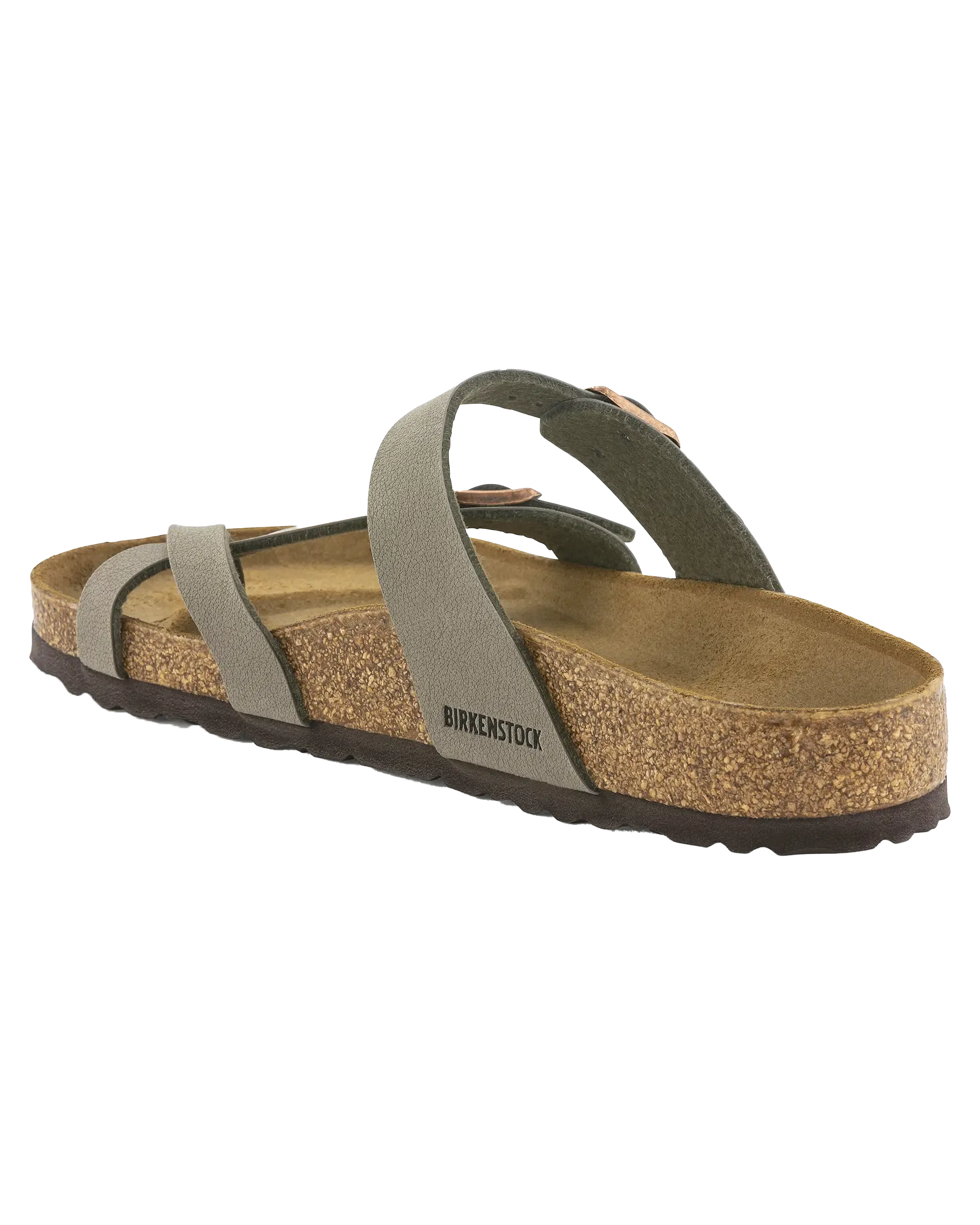 Sandales Mayari Birko-Flor en Nubuck couleur Pierre