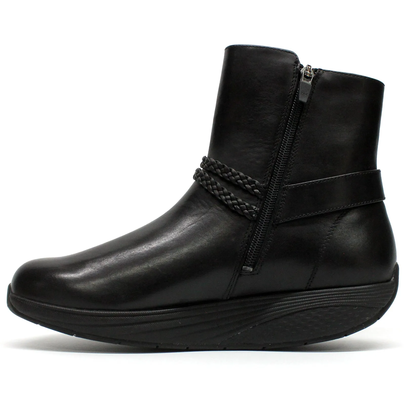 Bottes cheville pour femmes en cuir nappa MBT Uki
