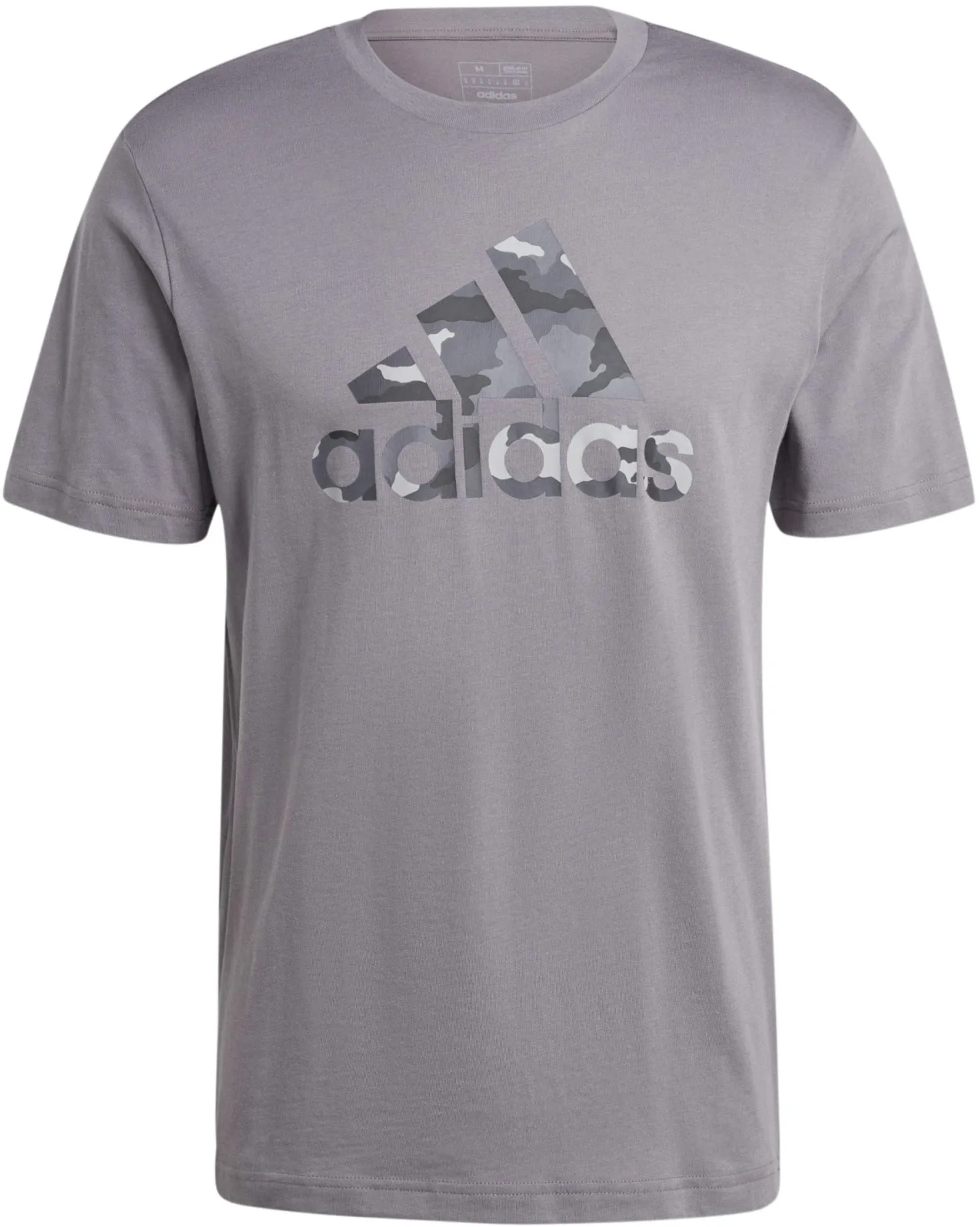 T-shirt graphique à badge camouflage pour homme