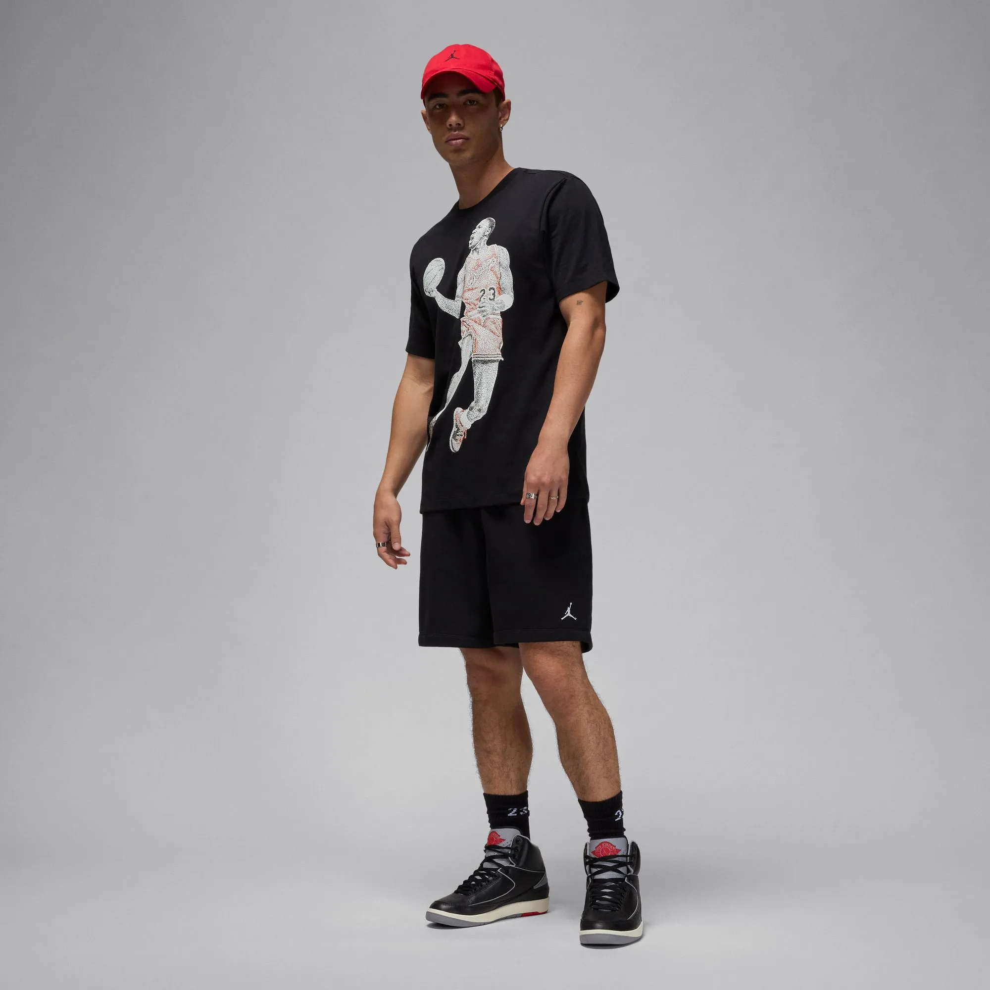 T-shirt à pois Michael Jordan pour homme