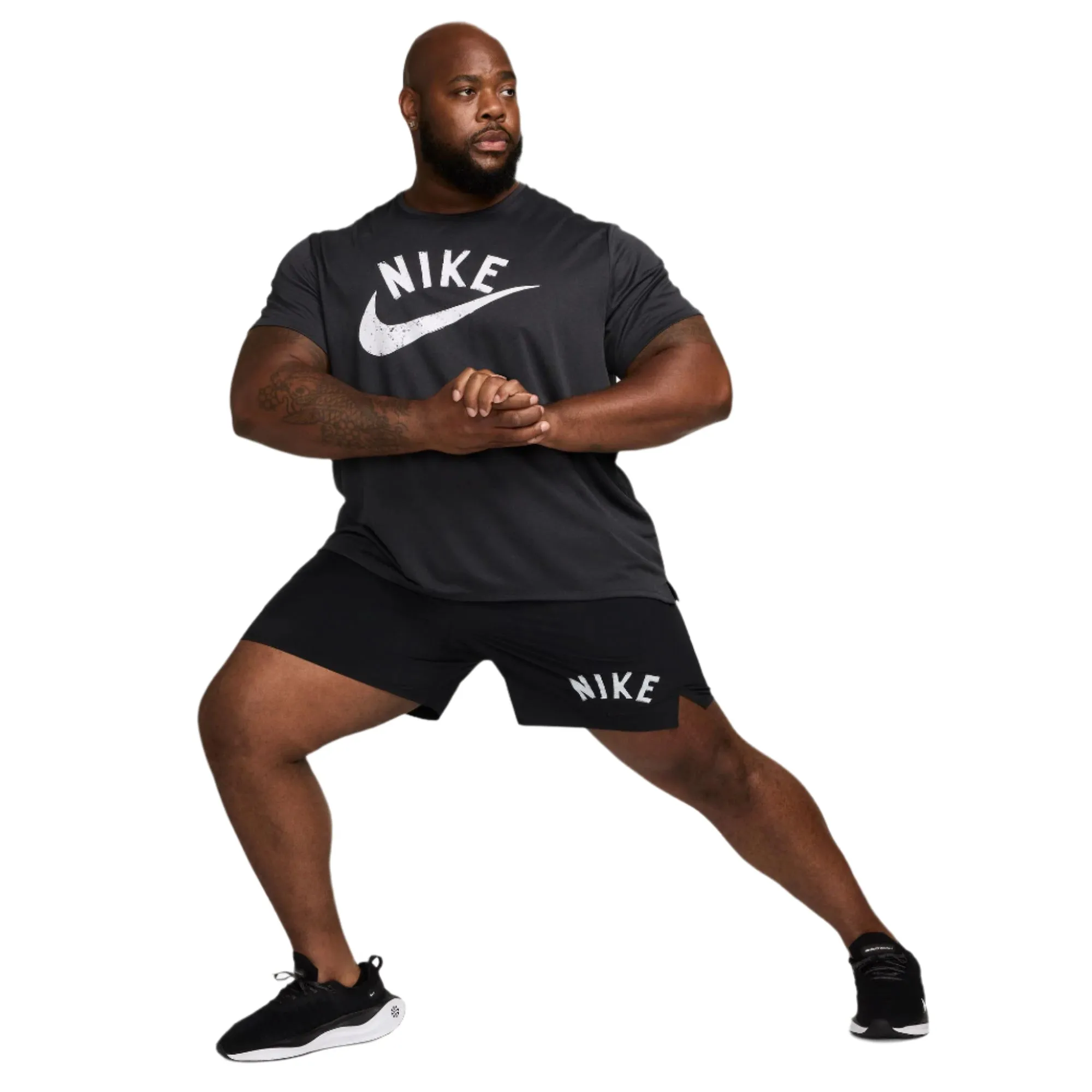 Haut de course à manches courtes Miler Swoosh pour homme
