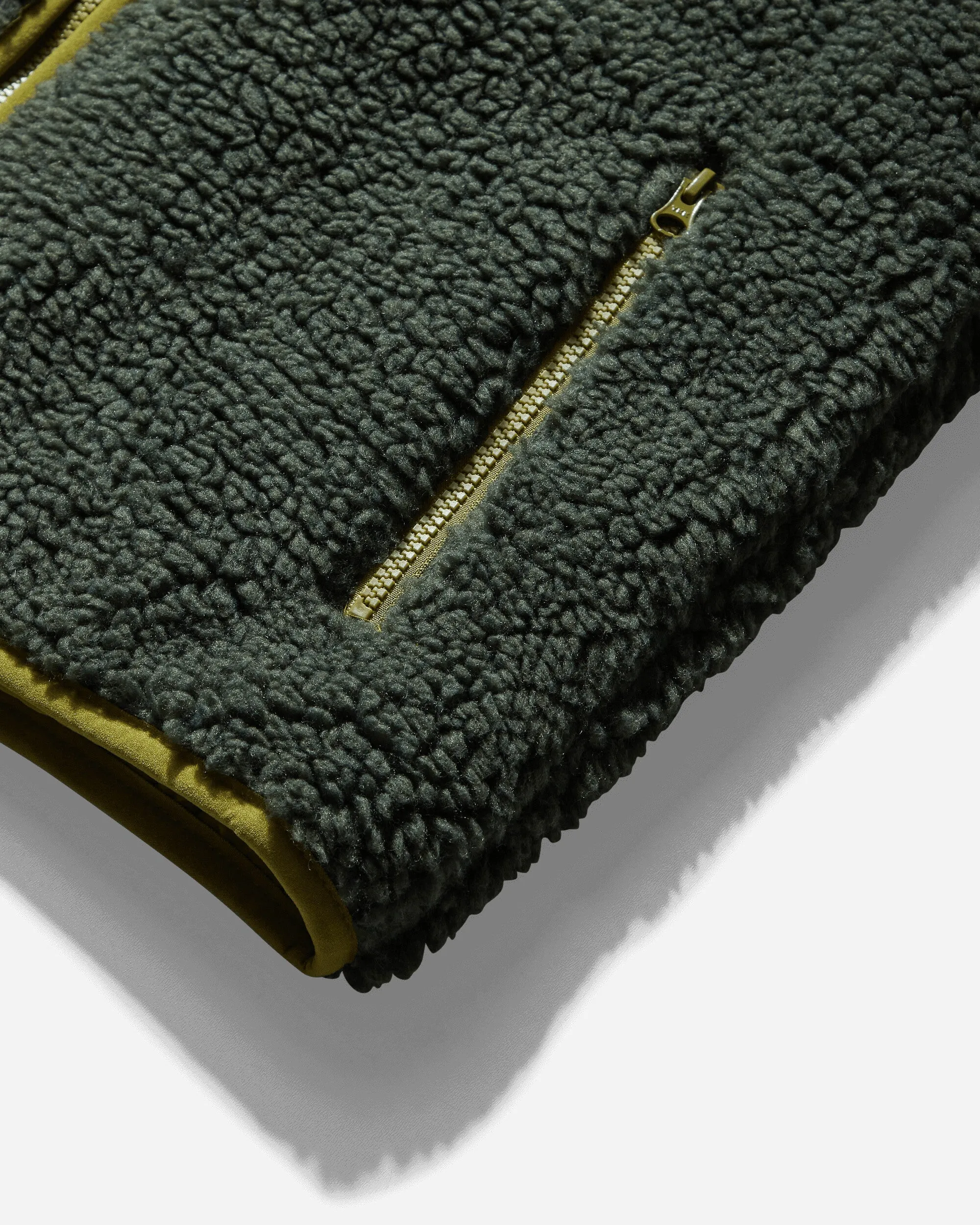 Veste réversible Sherpa pour homme - Vert